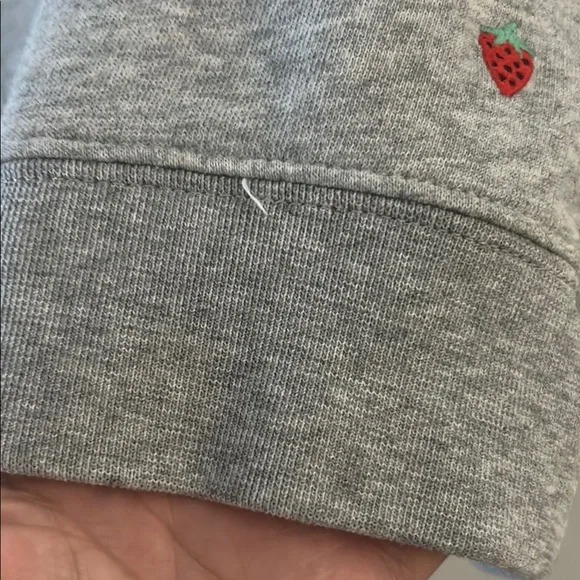 Kate Spade Gray Sweatshirt with Red Accents - Picture 6 of 11